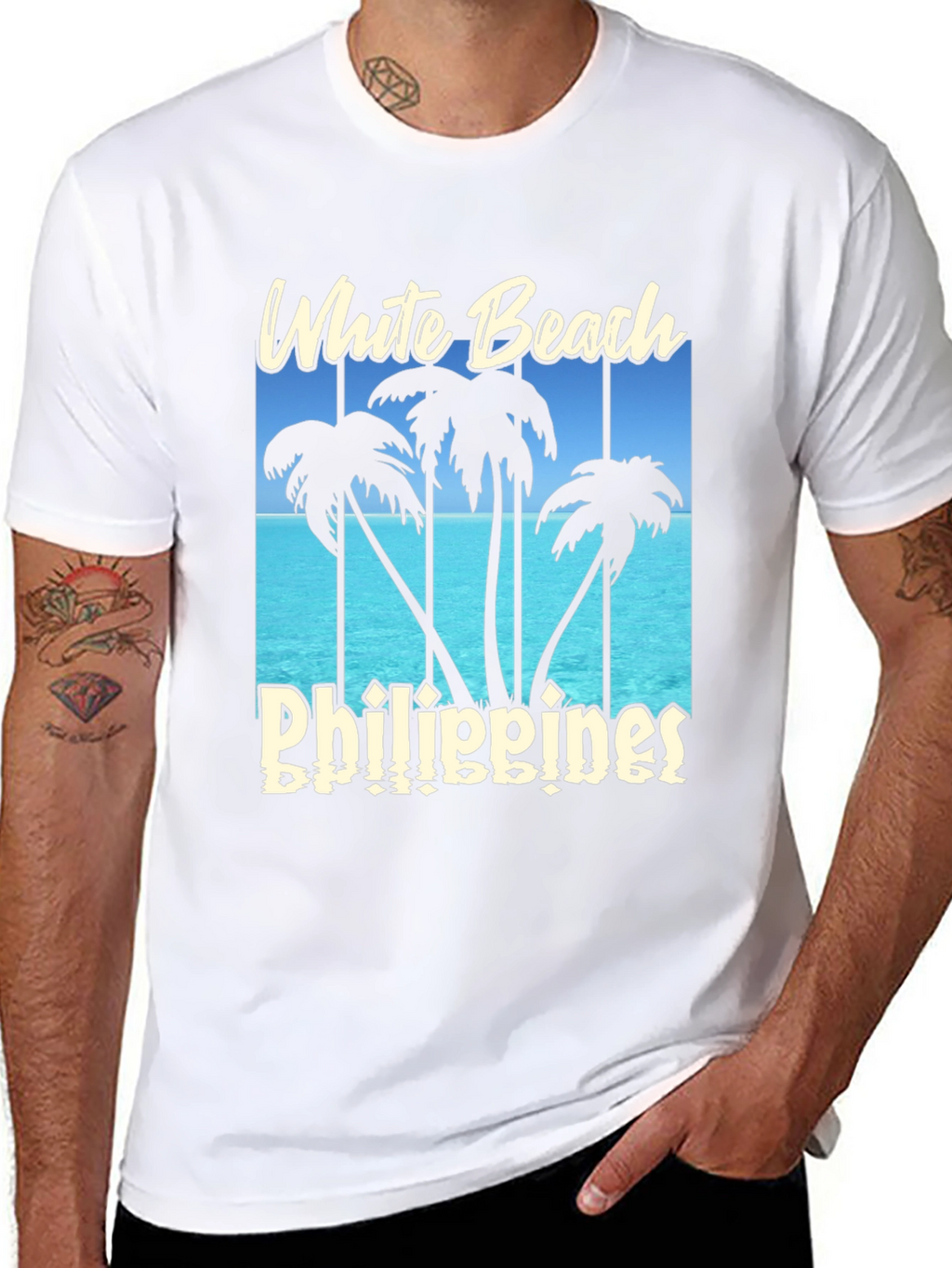 White Beach Philippines T-Shirt