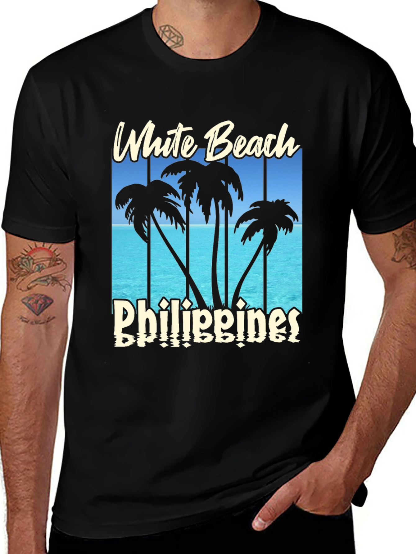 White Beach Philippines T-Shirt