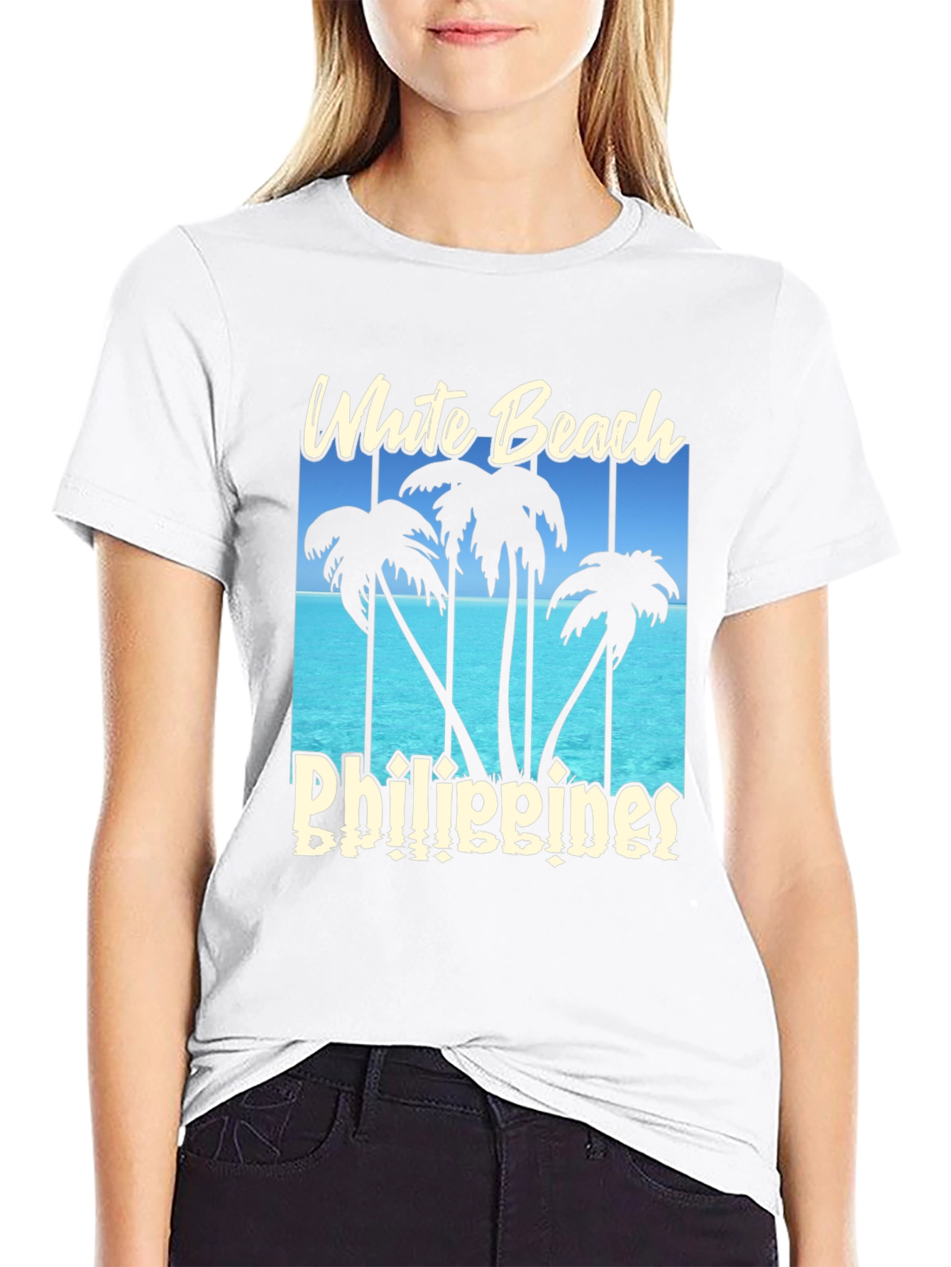 White Beach Philippines T-Shirt