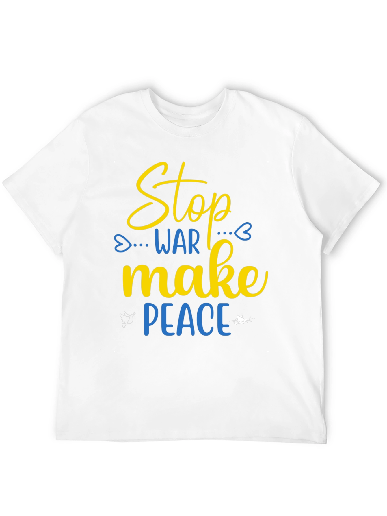 Stop War Make Peace T-Shirt - Support Ukraine