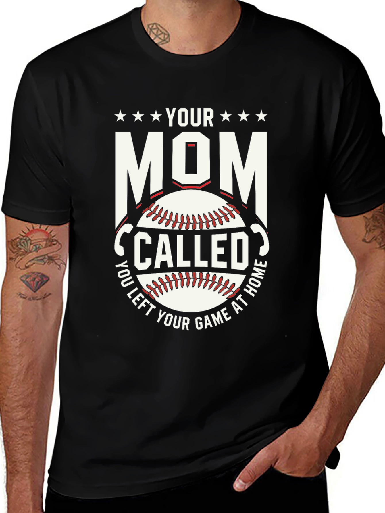 Your Mom Called Baseball T-Shirt