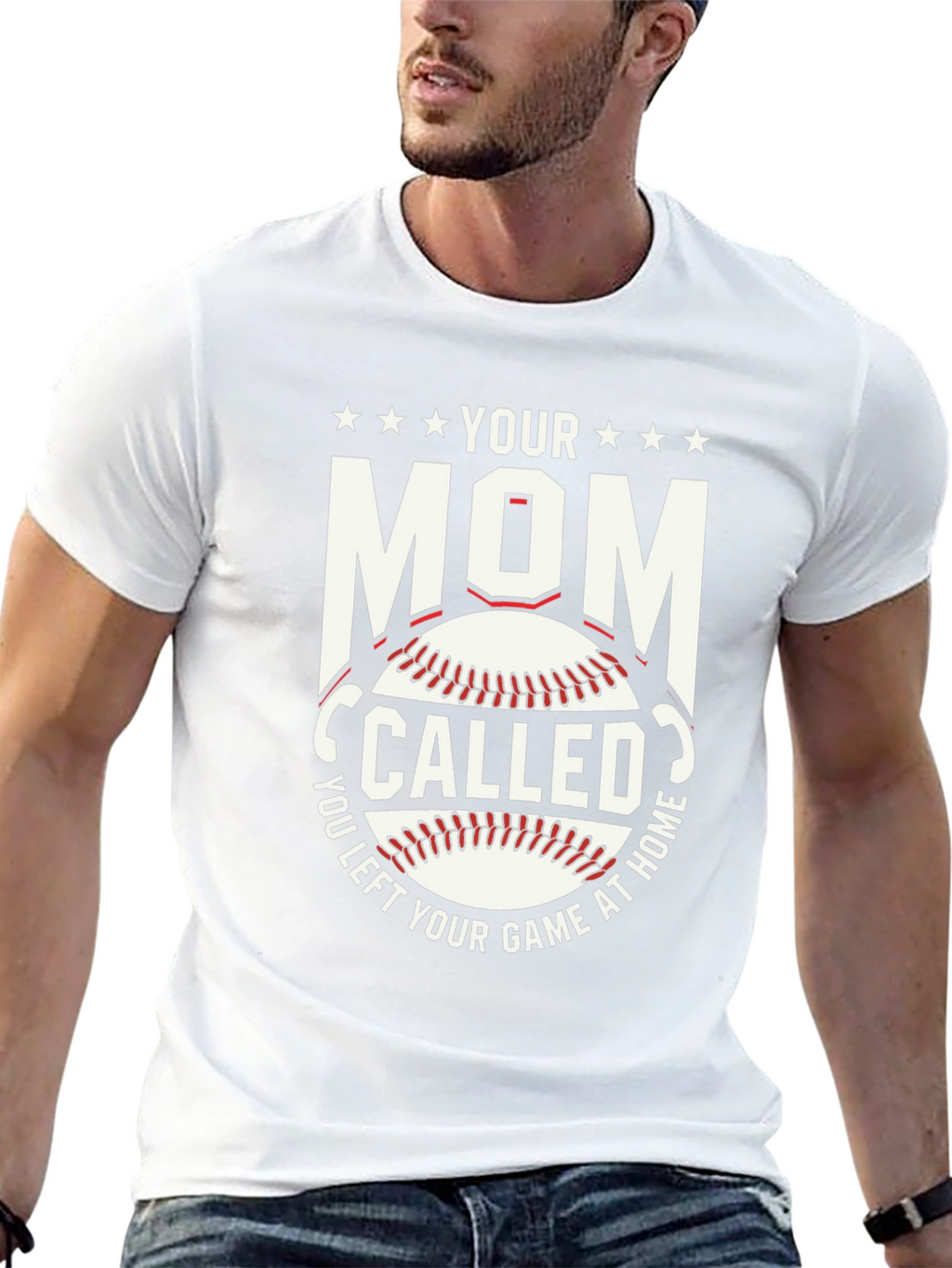 Your Mom Called Baseball T-Shirt