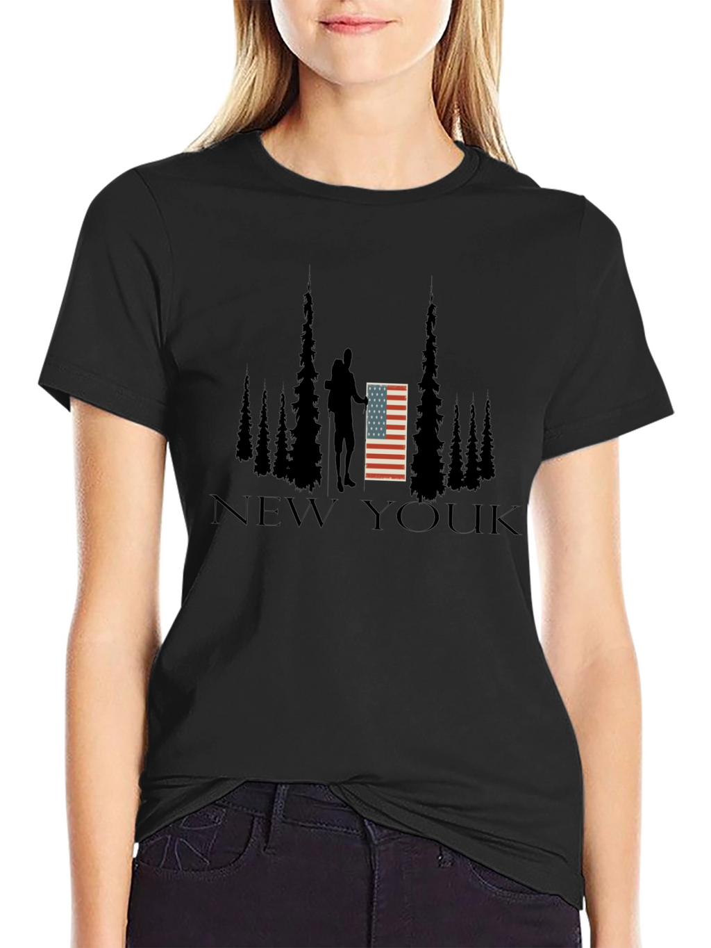 USA New Youk Graphic T-Shirt