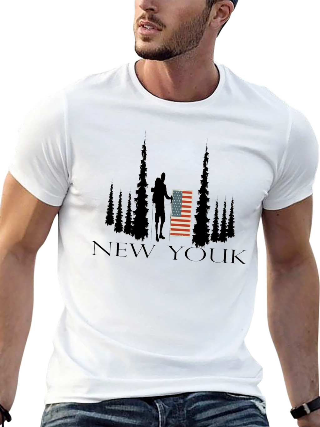 USA New Youk Graphic T-Shirt