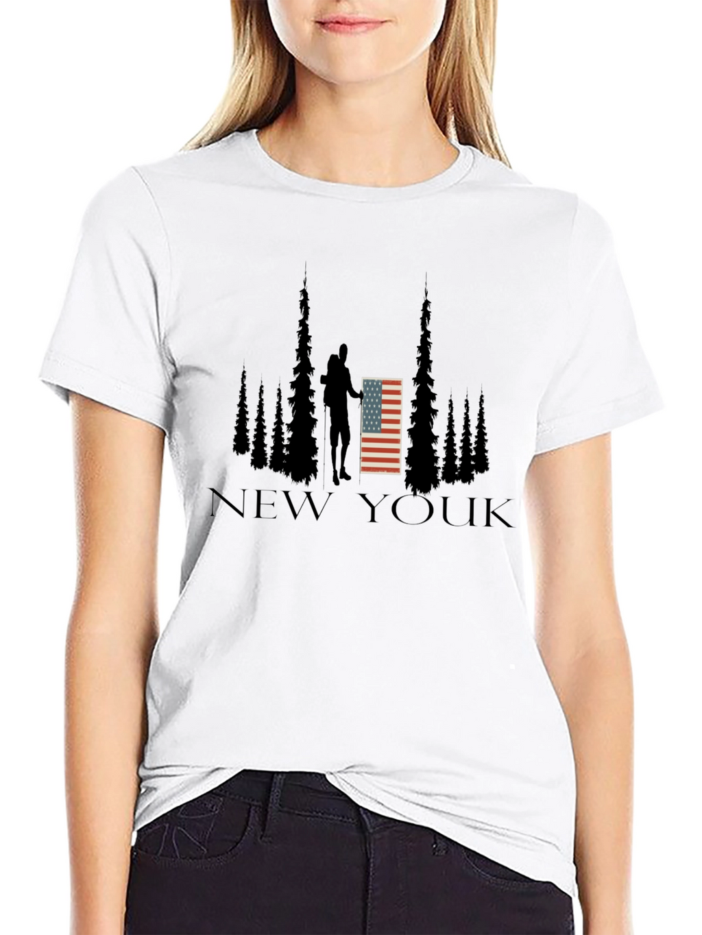 USA New Youk Graphic T-Shirt