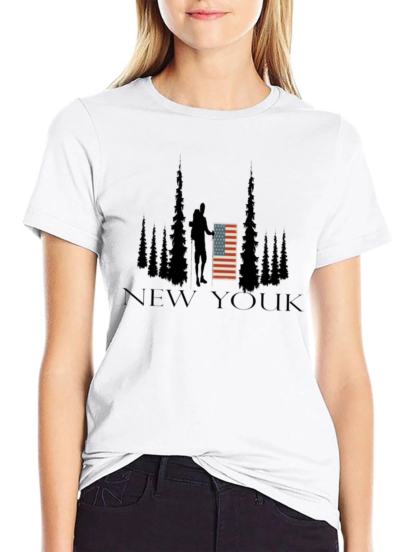USA New Youk Graphic T-Shirt