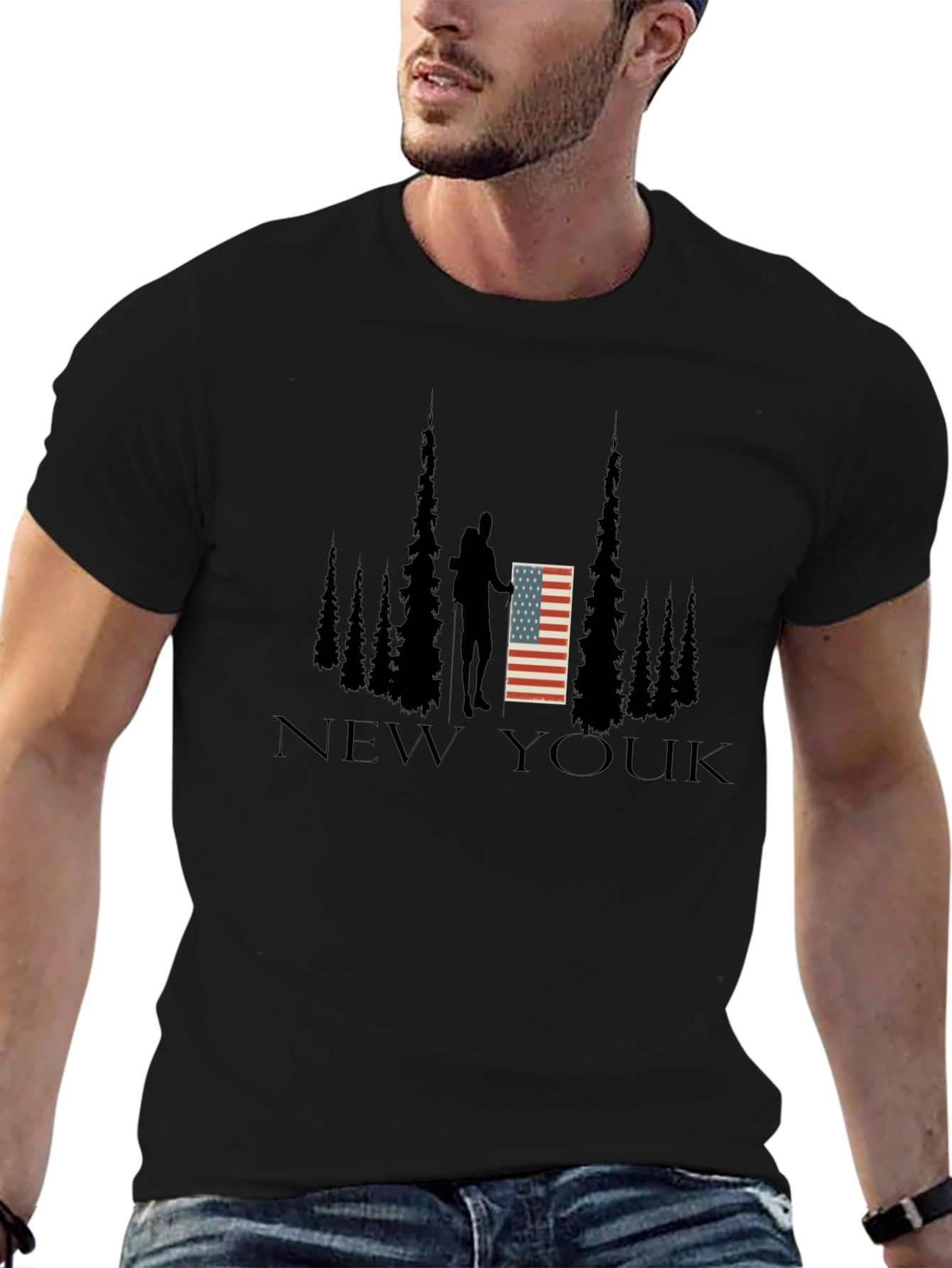 USA New Youk Graphic T-Shirt