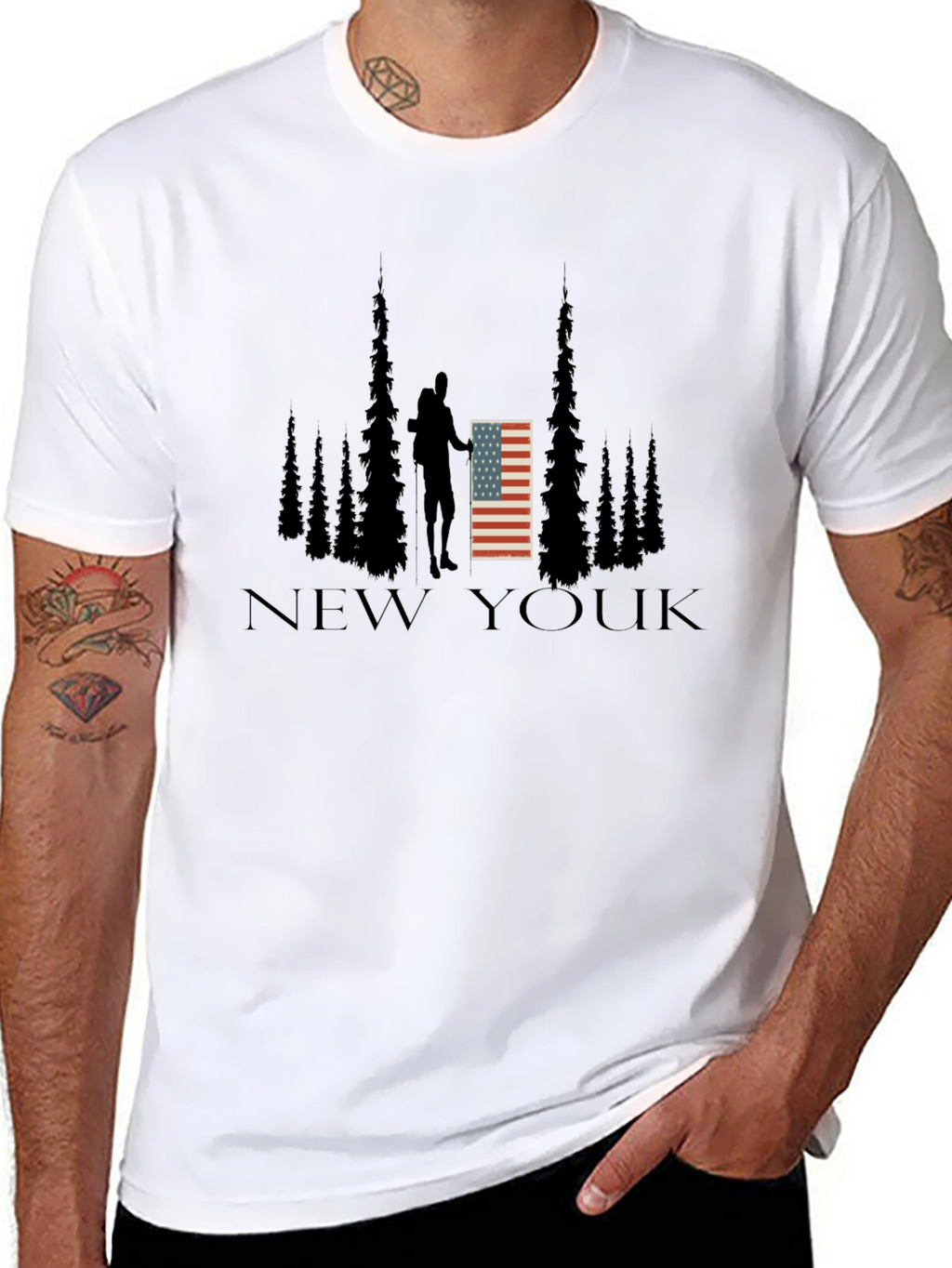 USA New Youk Graphic T-Shirt