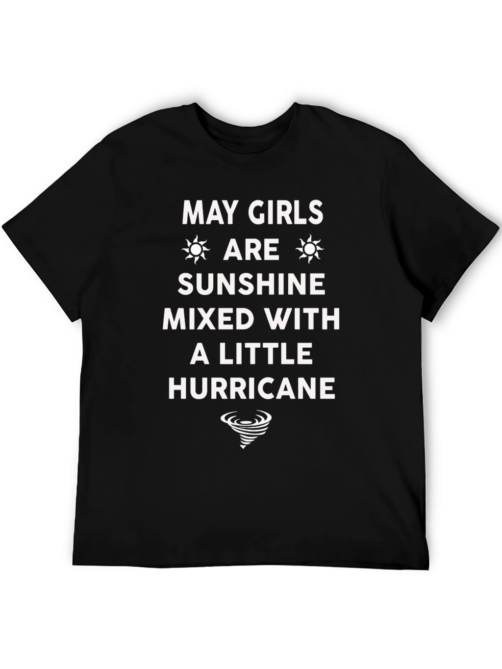 May Girls Sunshine Mixed With A Little Hurricane T-Shirt
