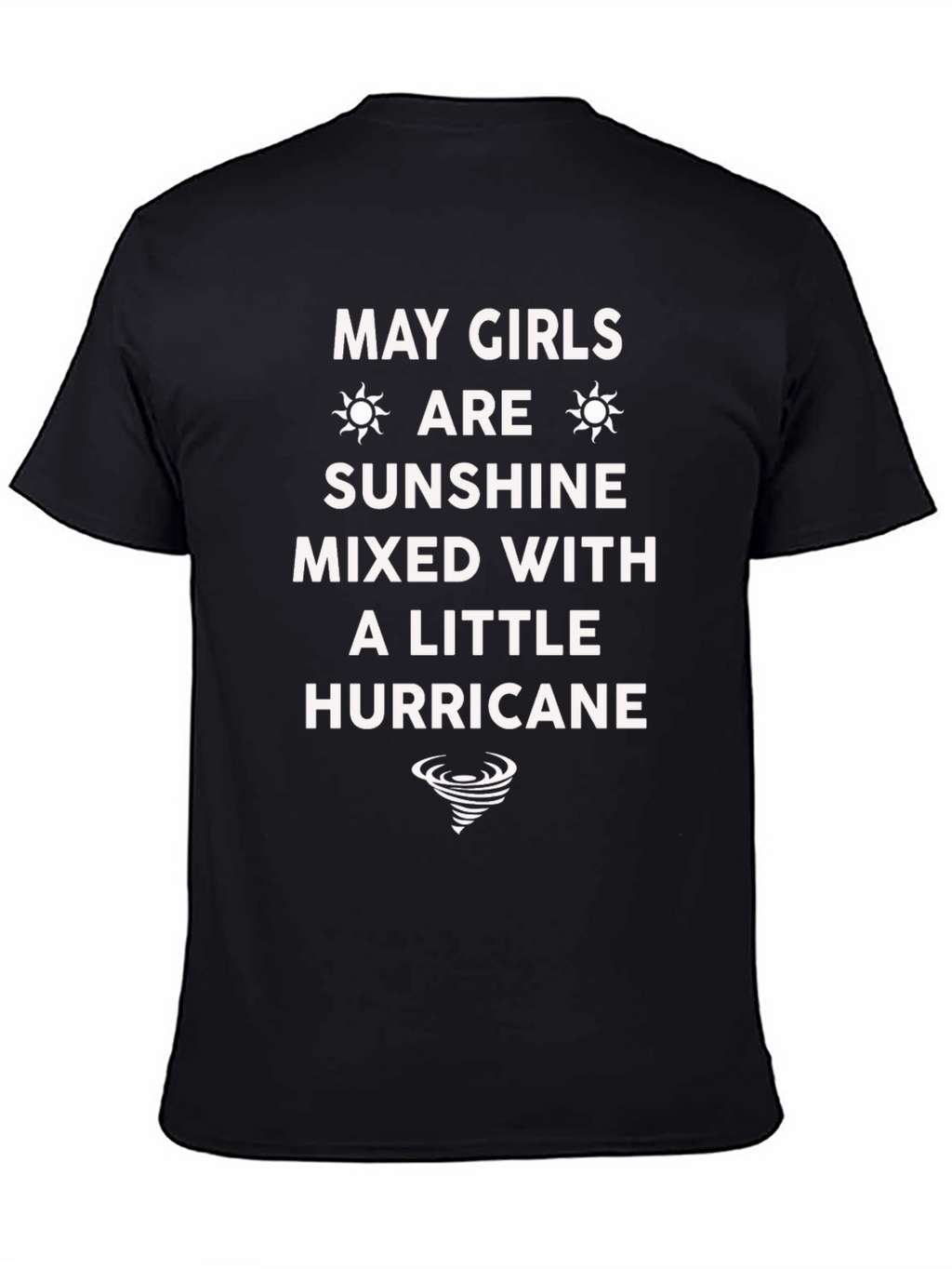 May Girls Sunshine Mixed With A Little Hurricane T-Shirt