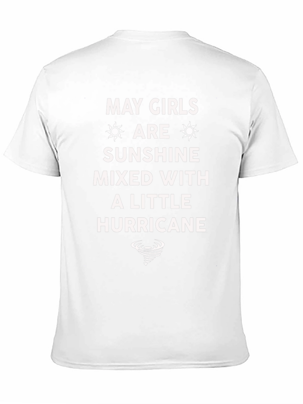 May Girls Sunshine Mixed With A Little Hurricane T-Shirt