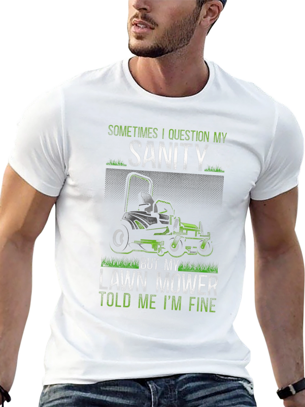Funny Lawn Mower T-Shirt
