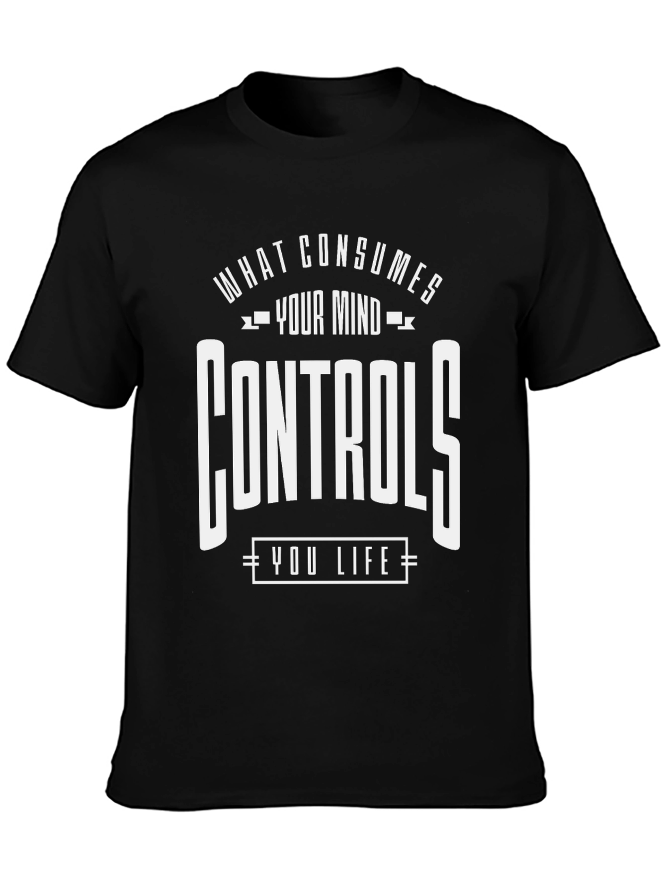 Mindful Statement Graphic Tee - Black