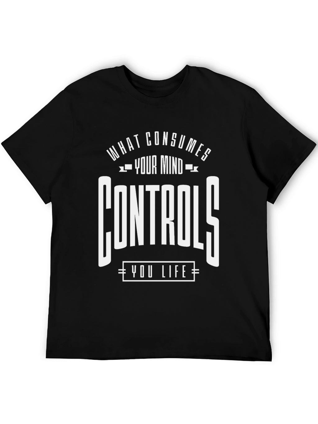 Mindful Statement Graphic Tee - Black
