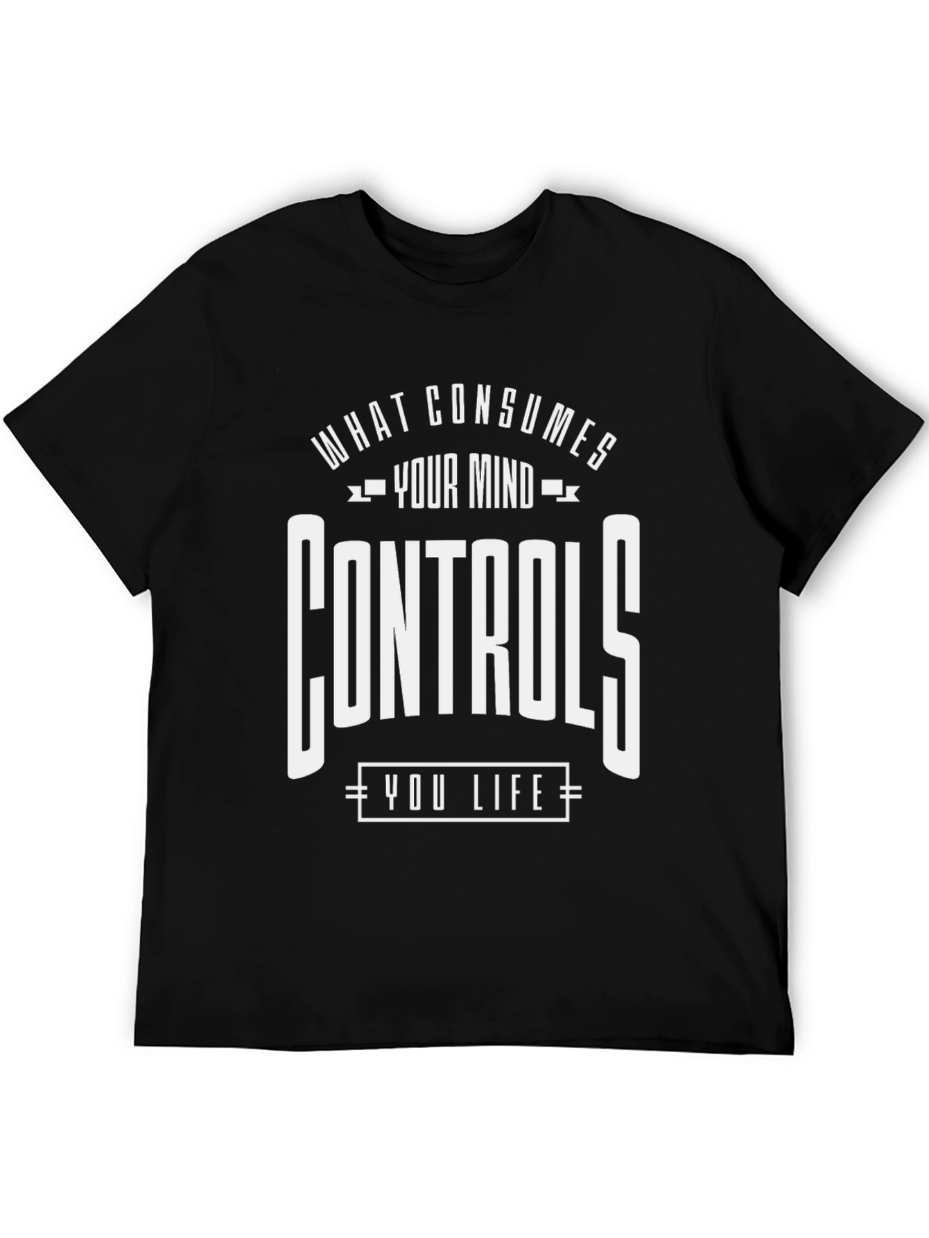 Mindful Statement Graphic Tee - Black