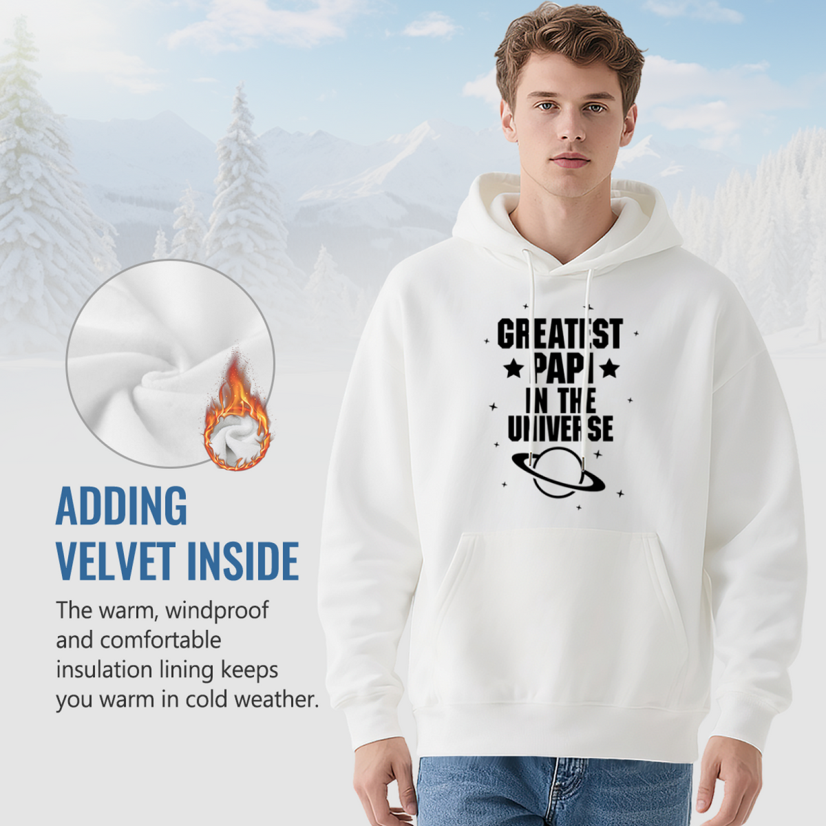 Cosmic Space Hoodie - Eye-Catching Art Design Sweatshirt #0565