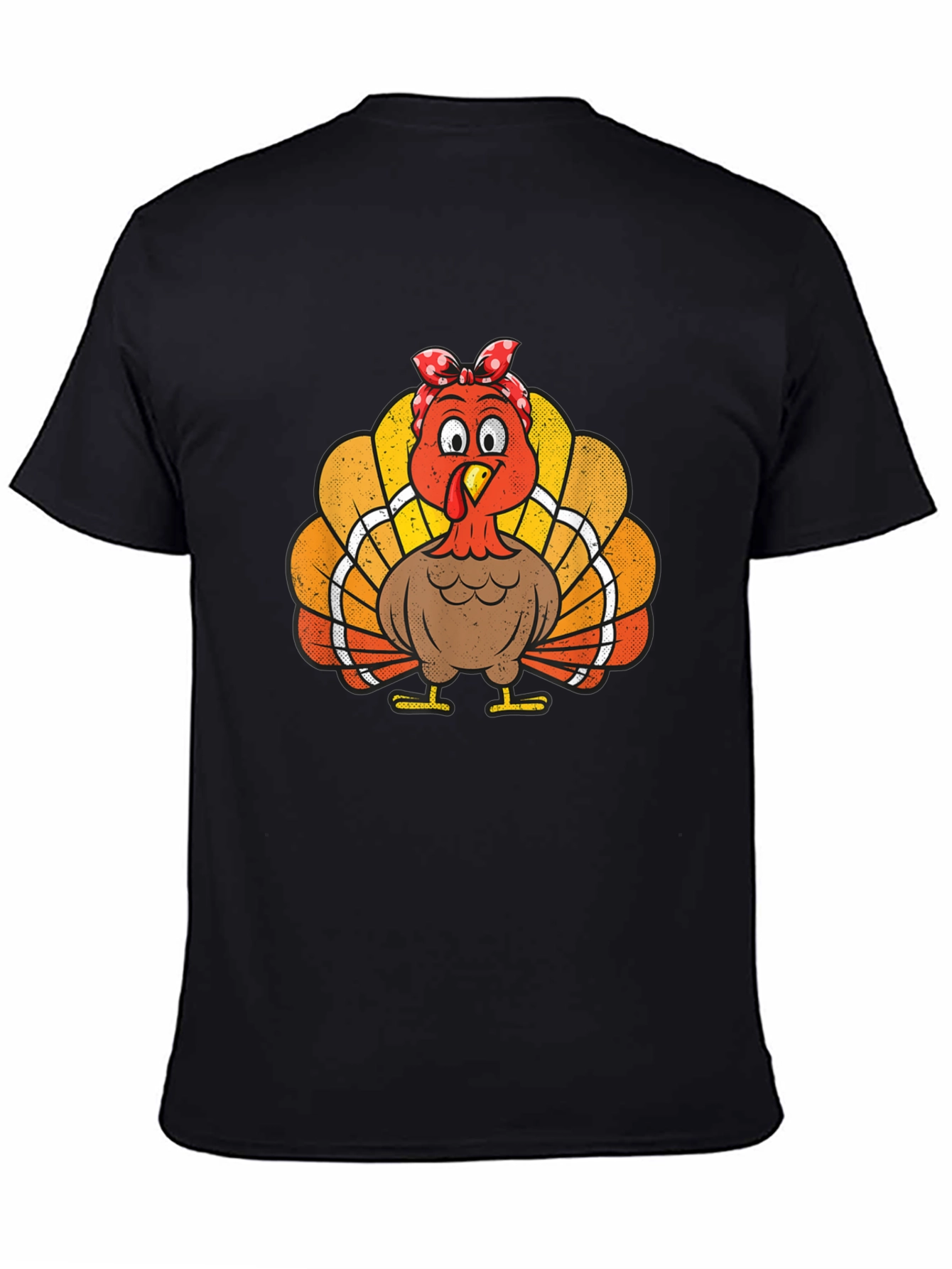 Thanksgiving Turkey Bandana T-Shirt