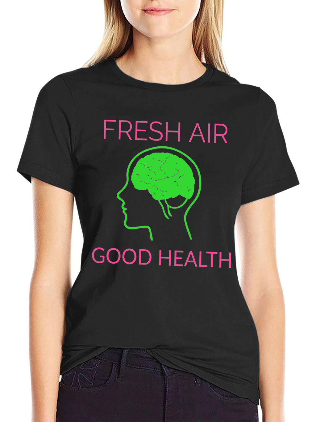 Fresh Air Good Health Graphic T-Shirt