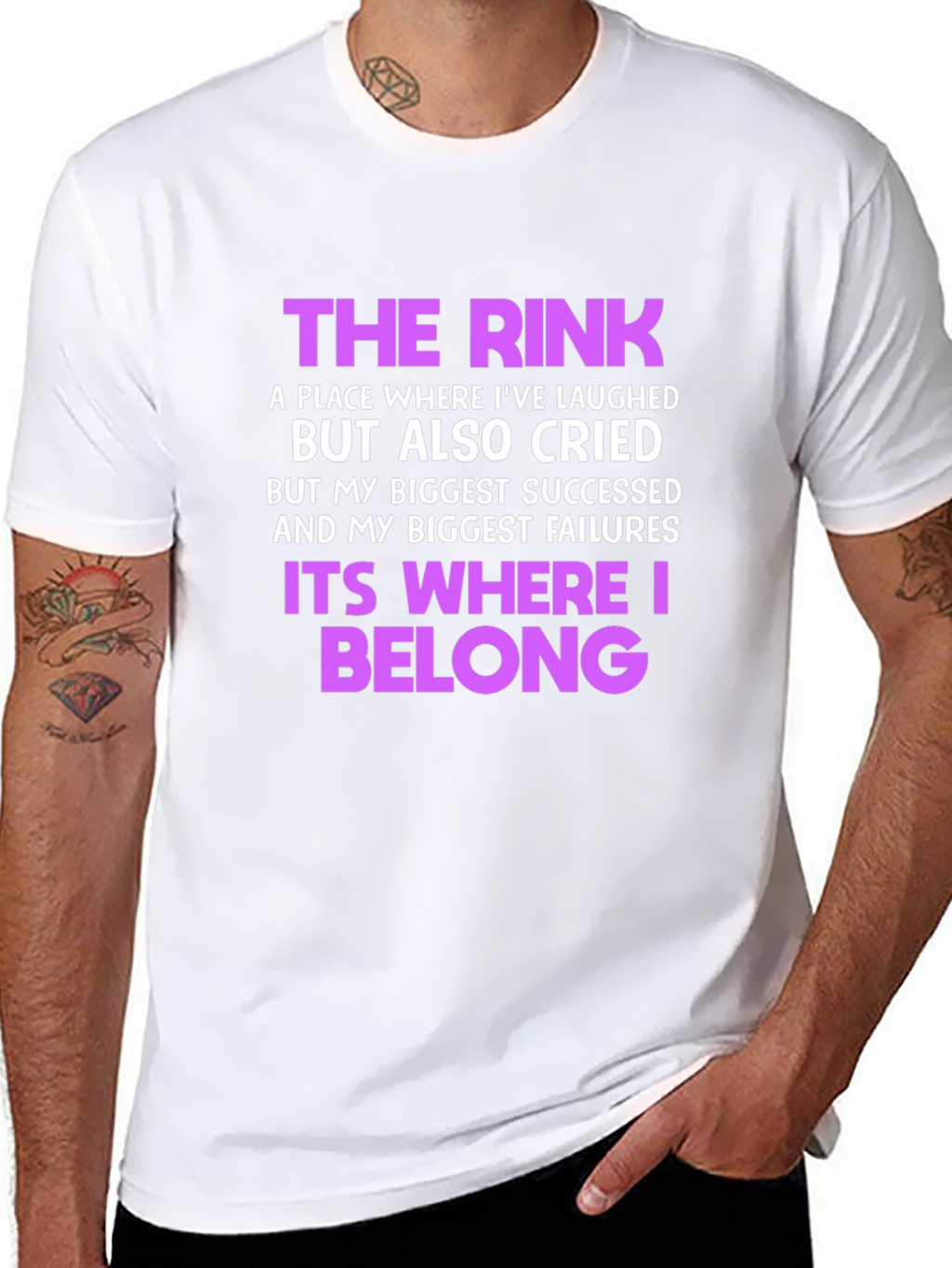 The Rink T-Shirt: Where Laughter & Tears Belong