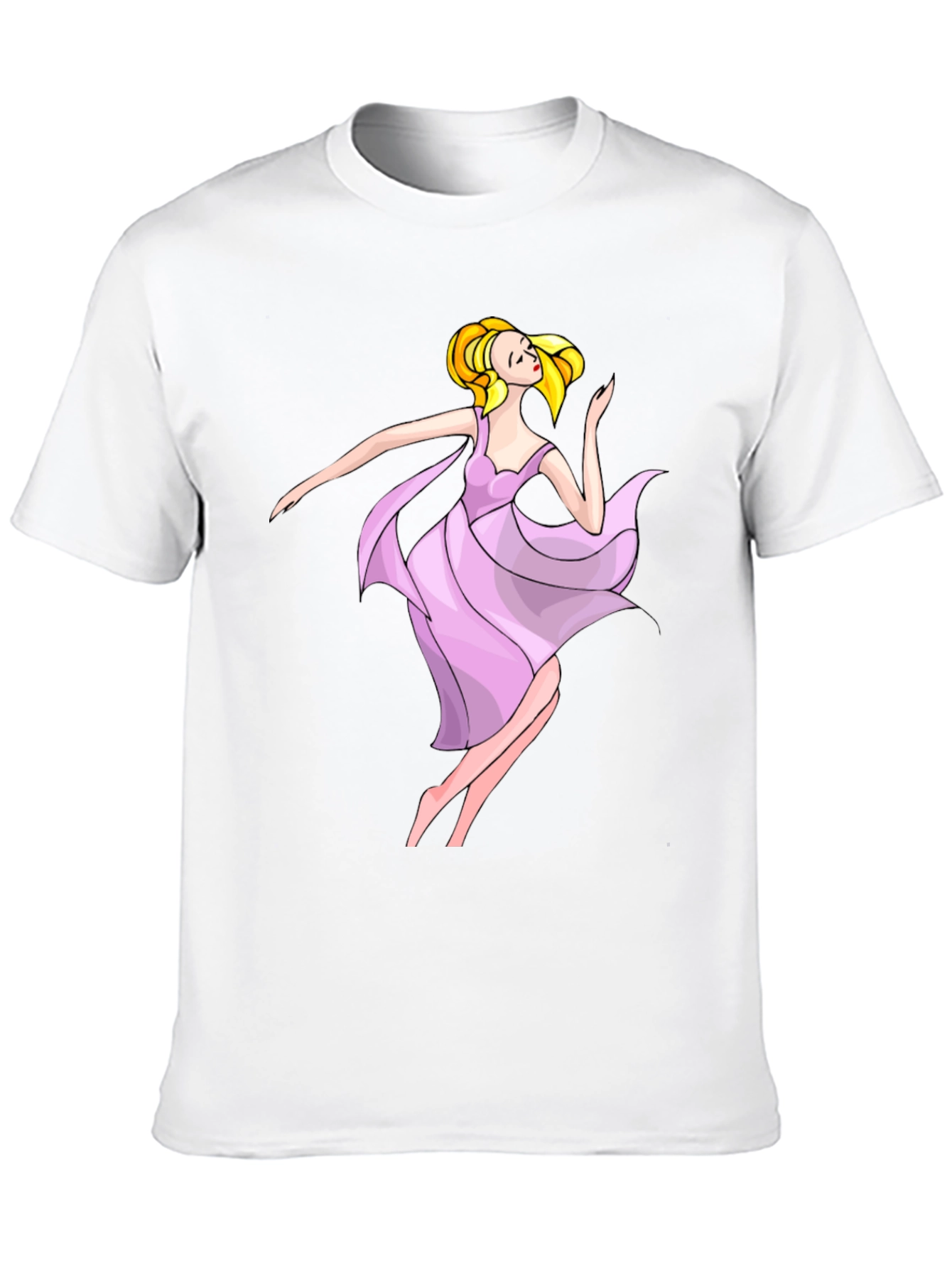 Ballerina Graphic Black T-Shirt