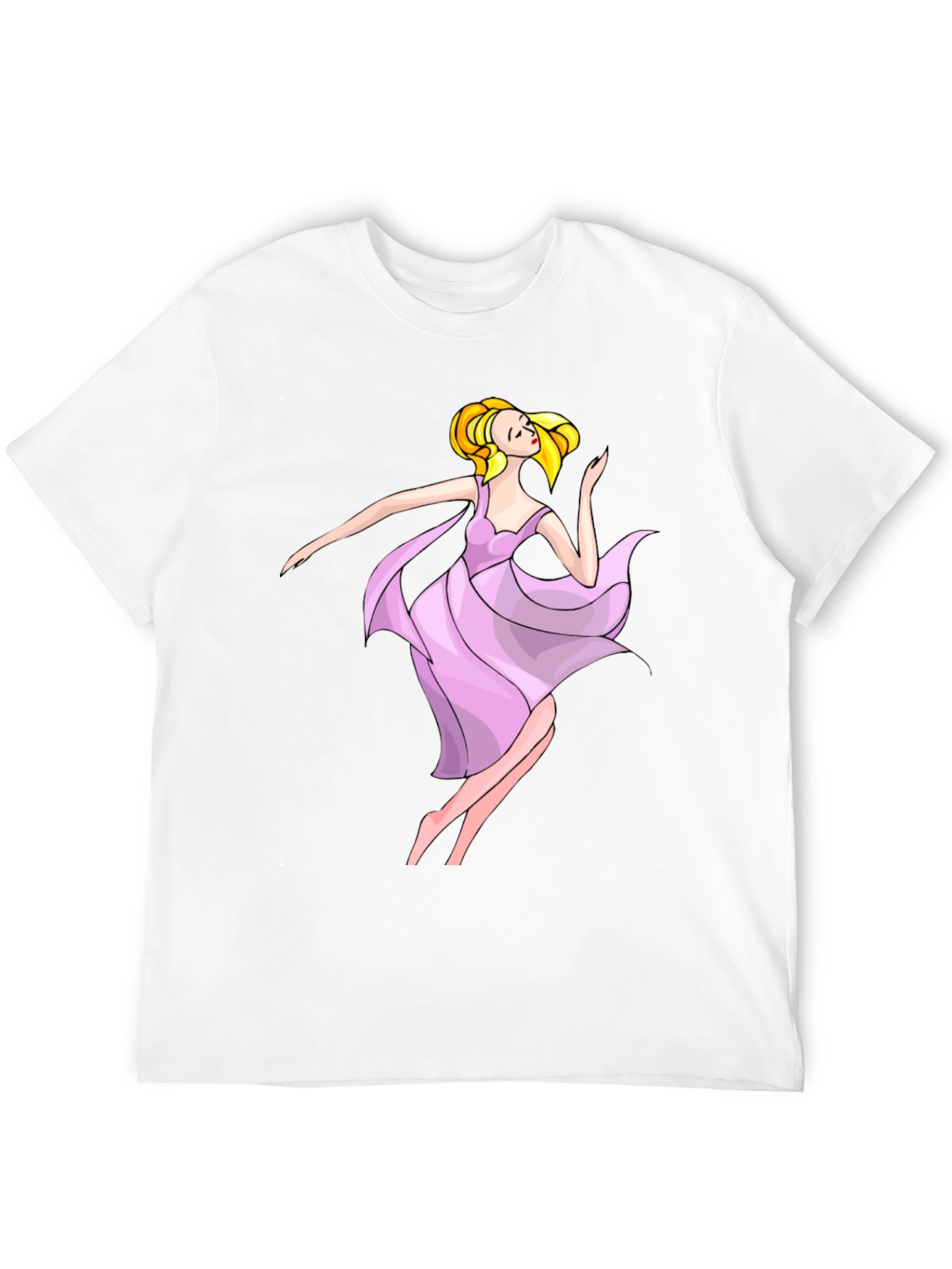 Ballerina Graphic Black T-Shirt