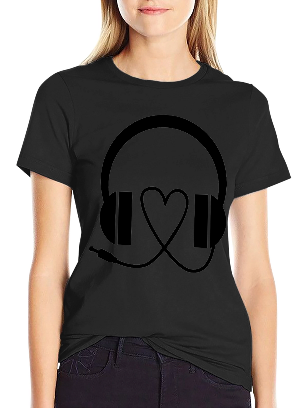 Headphones Love Music T-Shirt
