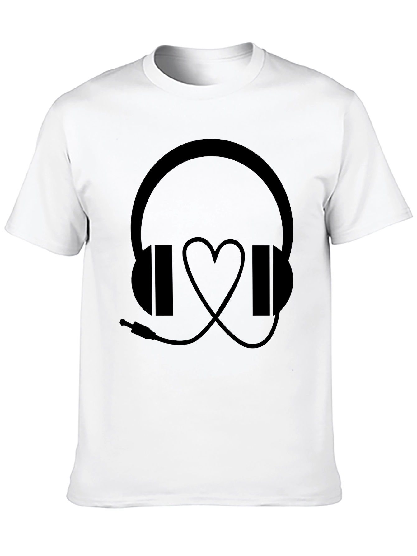 Headphones Love Music T-Shirt