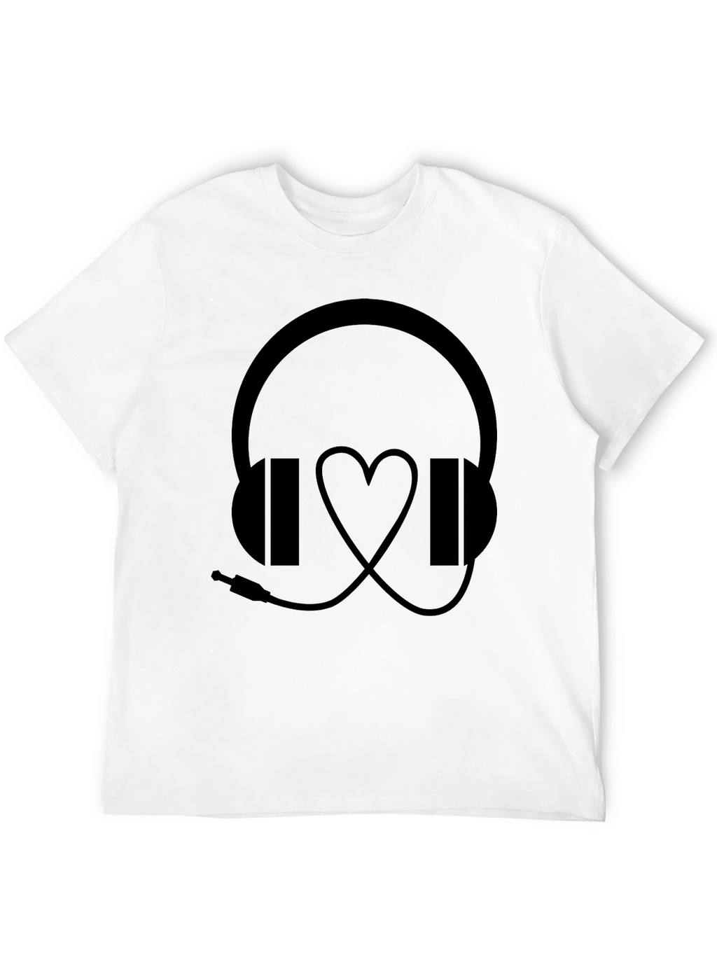 Headphones Love Music T-Shirt