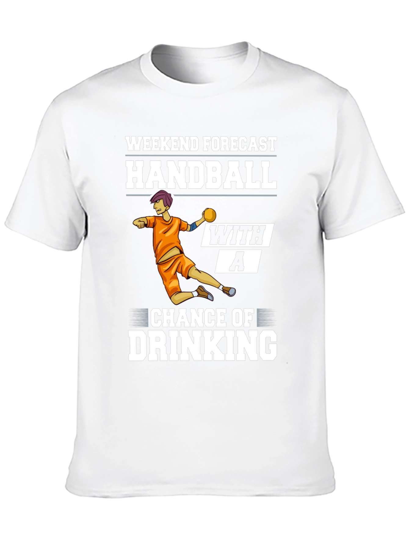 Handball Weekend Forecast Graphic Tee