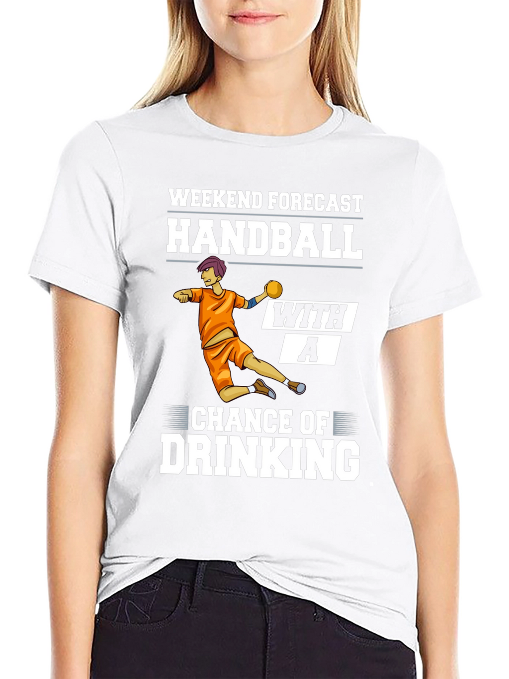 Handball Weekend Forecast Graphic Tee