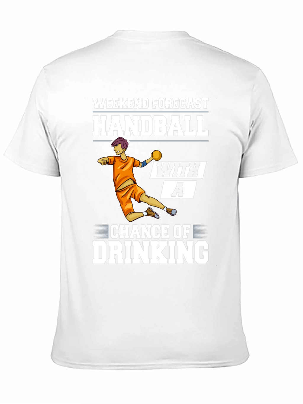 Handball Weekend Forecast Graphic Tee