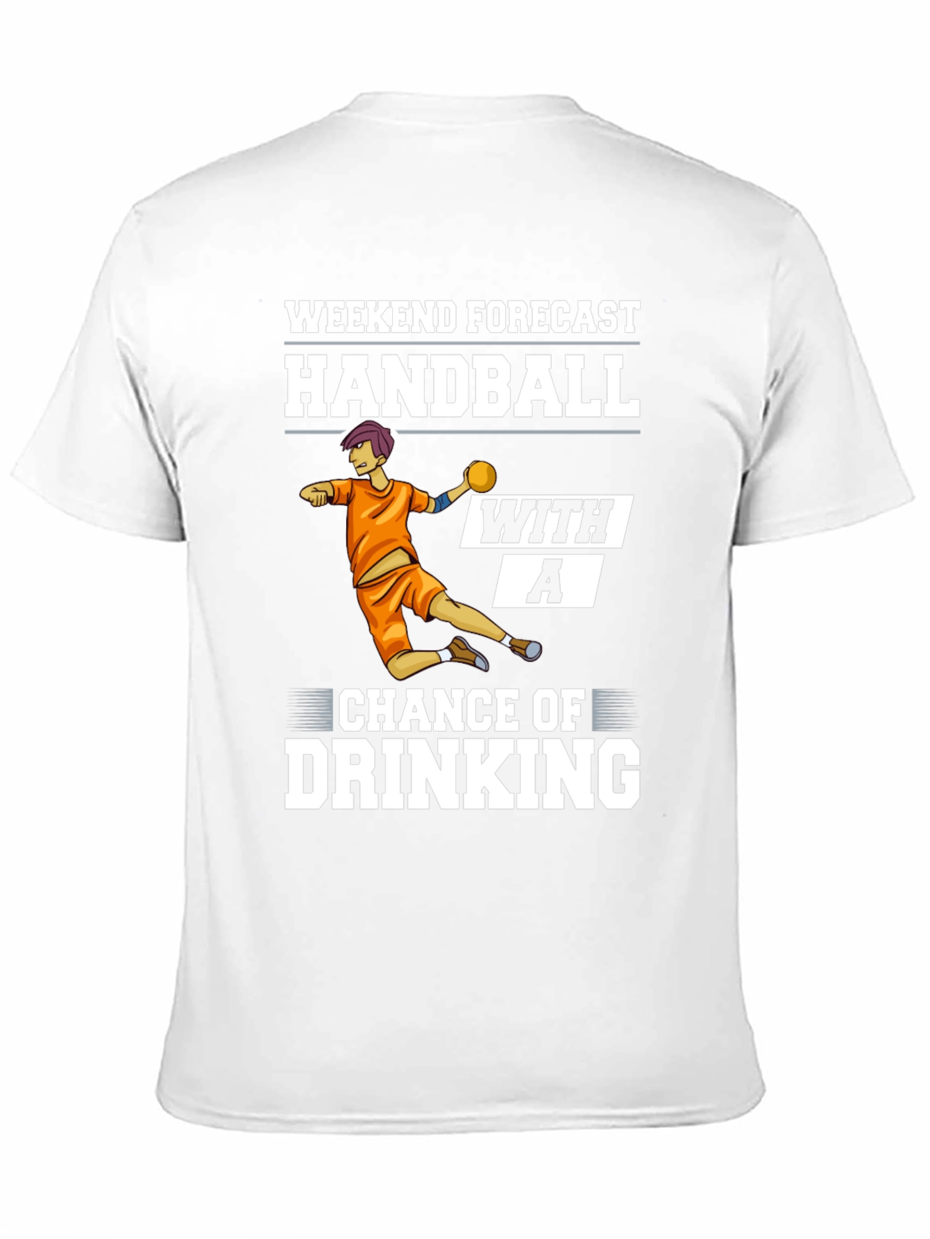 Handball Weekend Forecast Graphic Tee