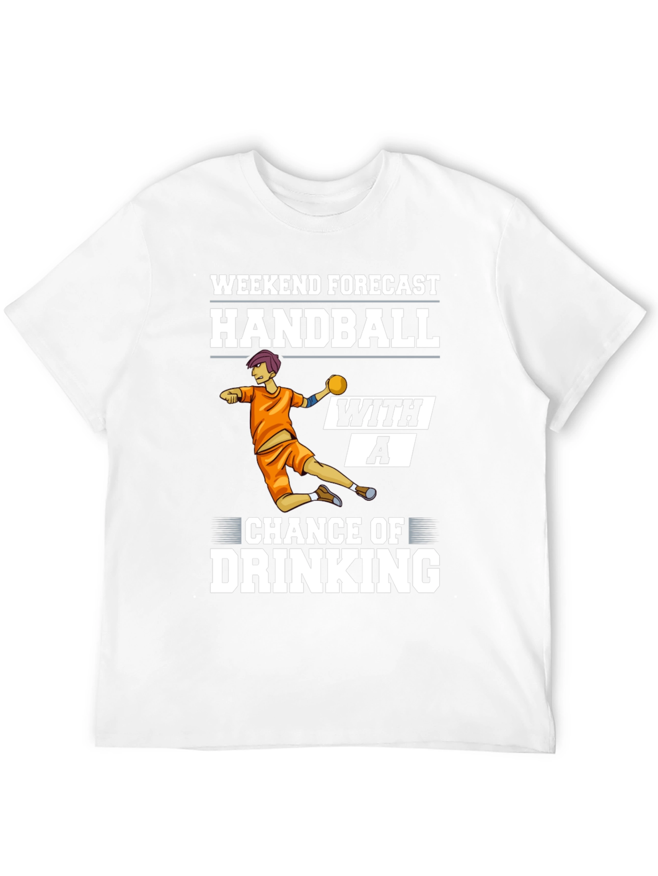 Handball Weekend Forecast Graphic Tee