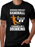 Handball Weekend Forecast Graphic Tee