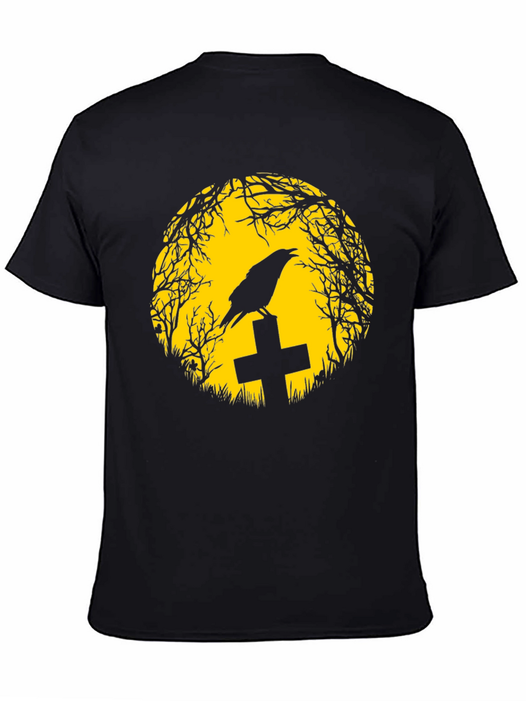 Raven on Tombstone T-Shirt