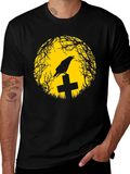 Raven on Tombstone T-Shirt