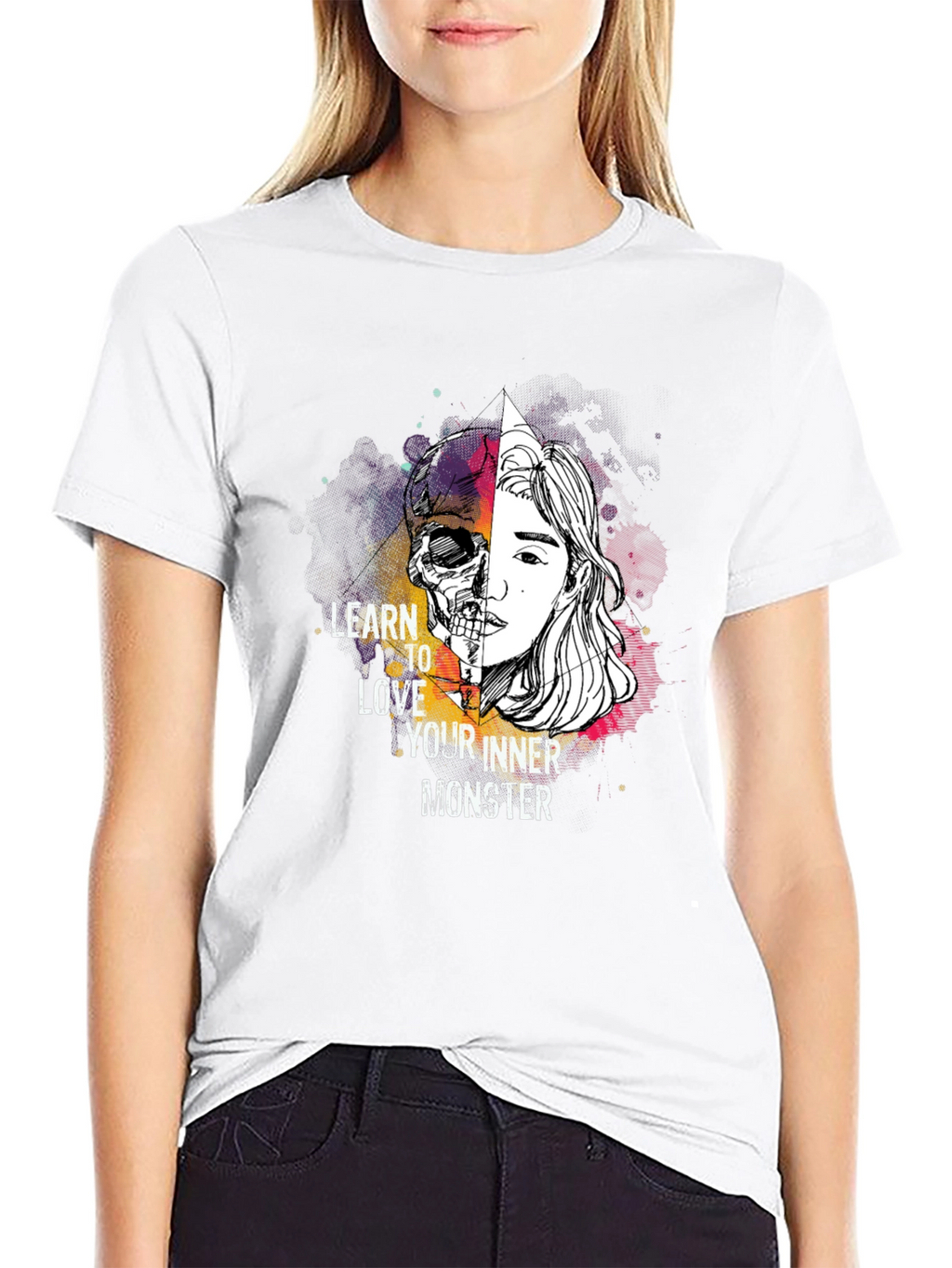 Inner Monster Graphic Tee - Black