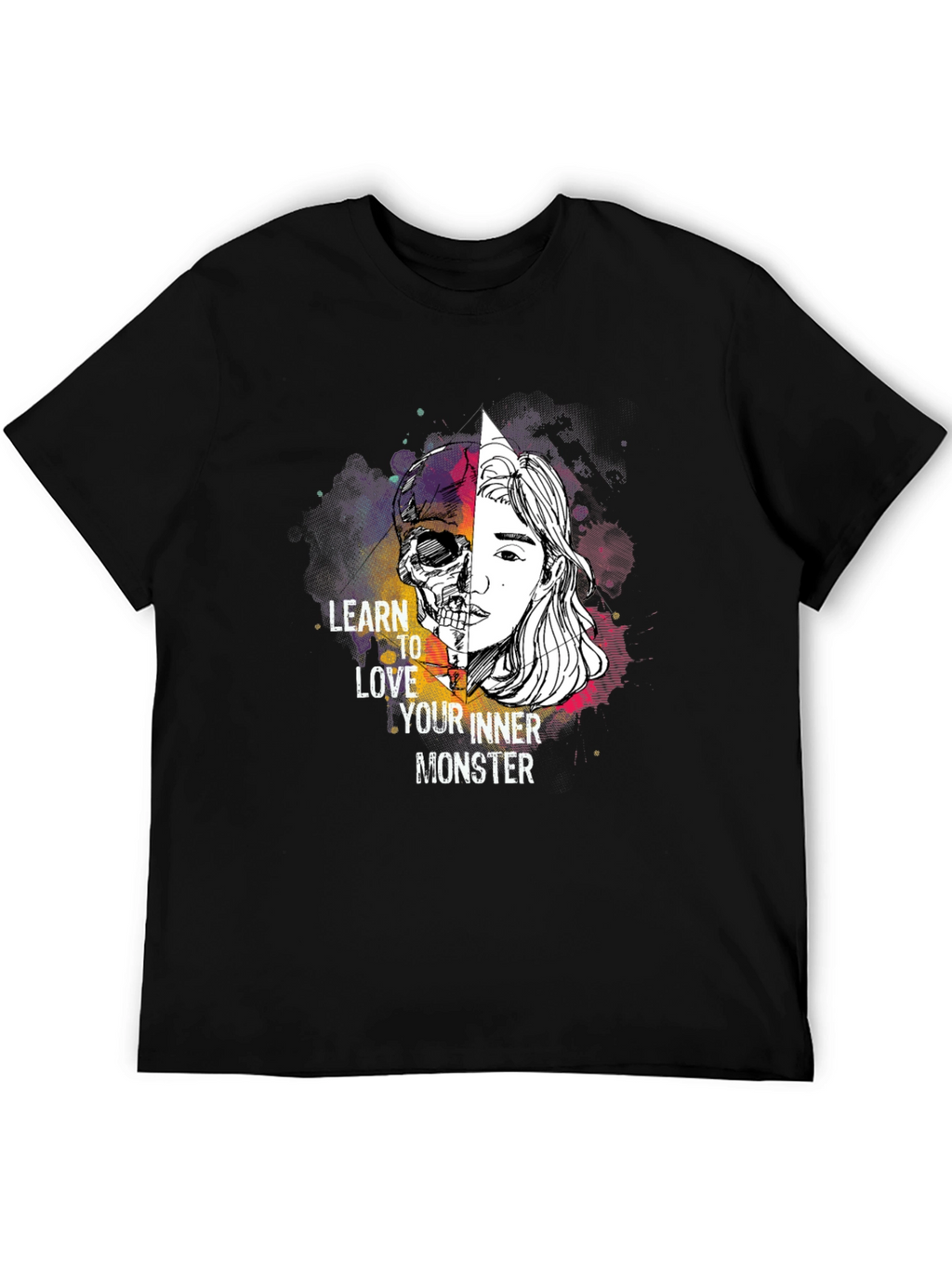 Inner Monster Graphic Tee - Black