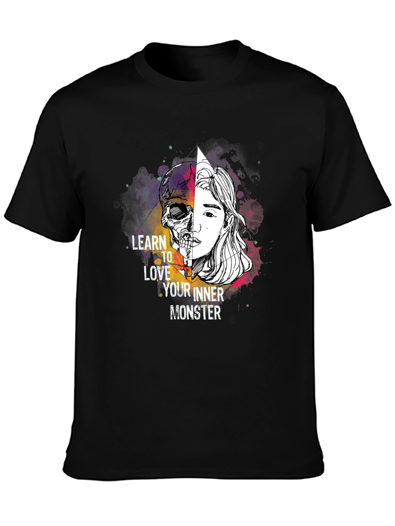 Inner Monster Graphic Tee - Black