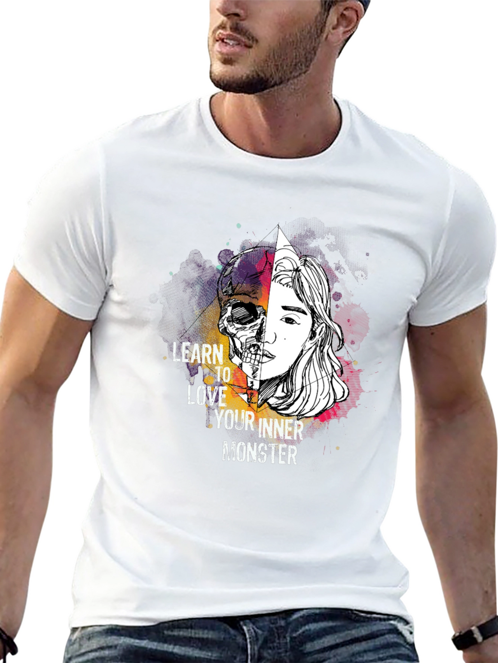 Inner Monster Graphic Tee - Black