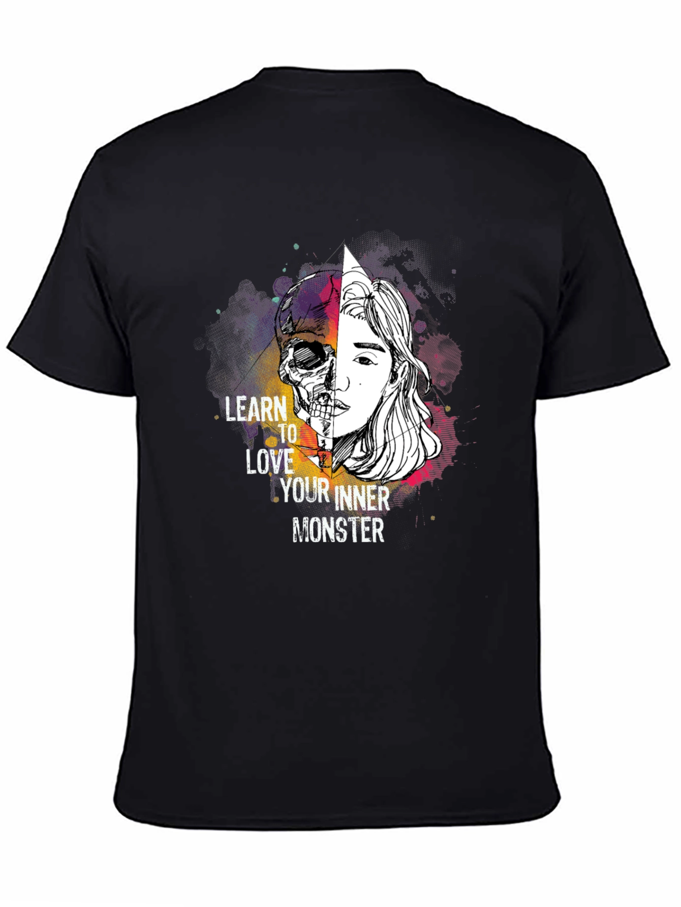 Inner Monster Graphic Tee - Black