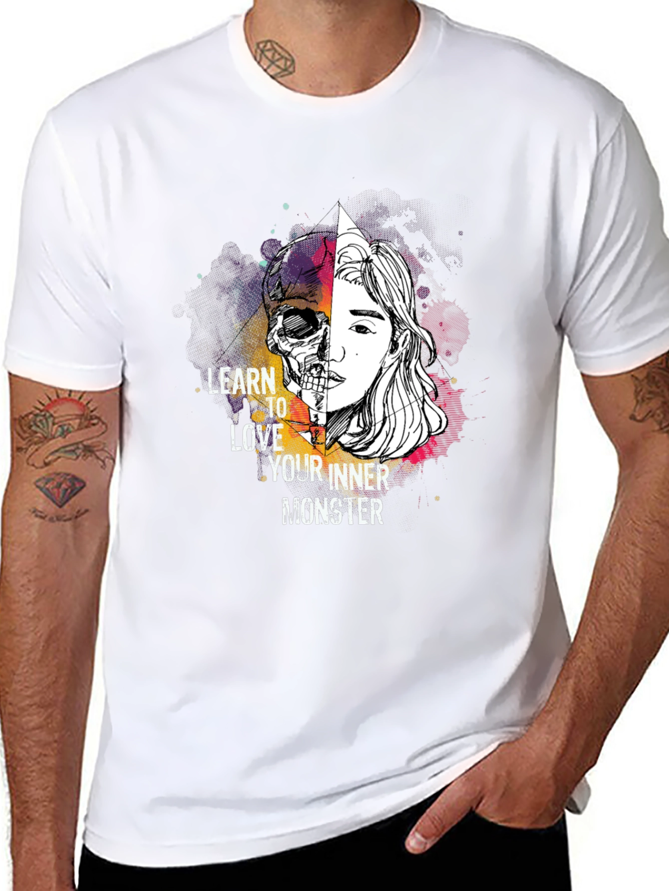 Inner Monster Graphic Tee - Black