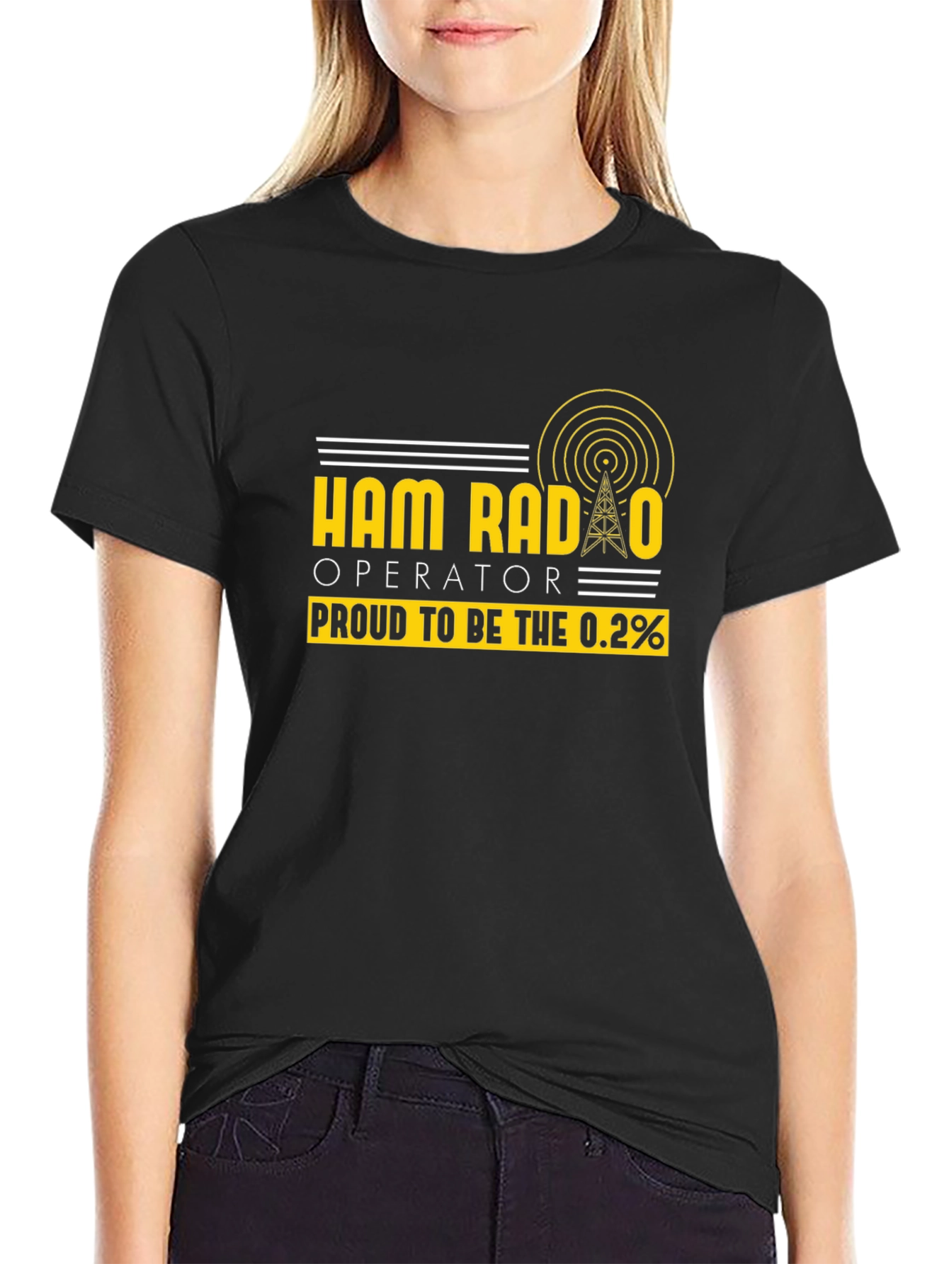 Ham Radio Operator T-Shirt - Proud to be the 0.2%