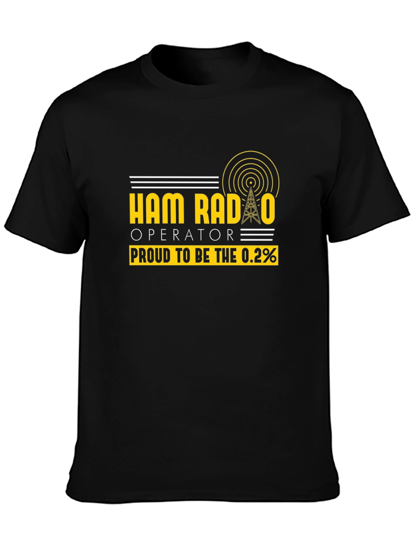 Ham Radio Operator T-Shirt - Proud to be the 0.2%