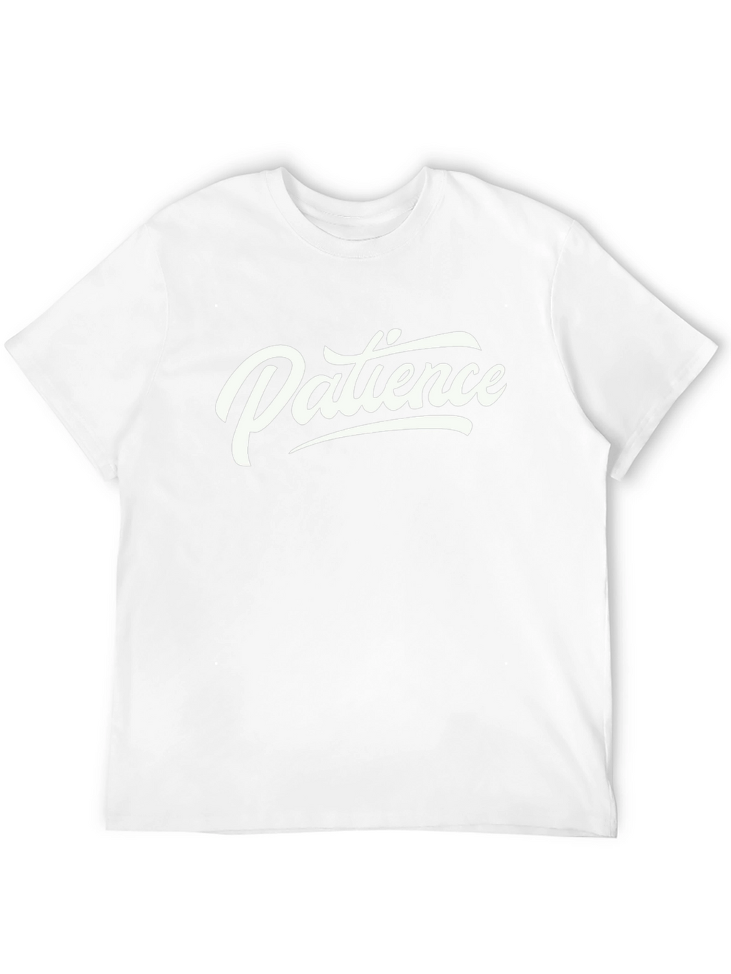 Patience Graphic T-Shirt - Soft Cotton Crew Neck Tee