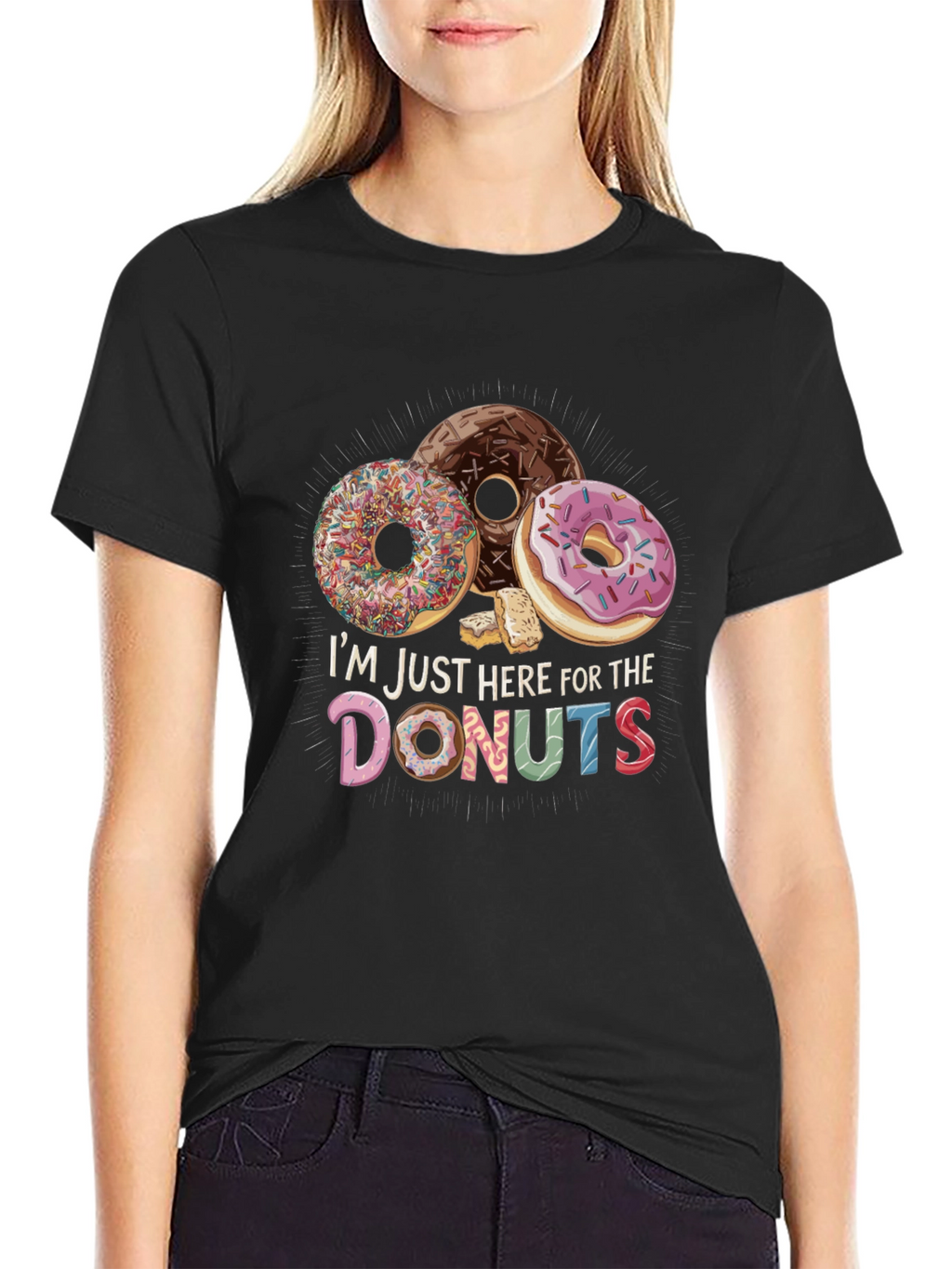 Im Just Here For The Donuts T-Shirt