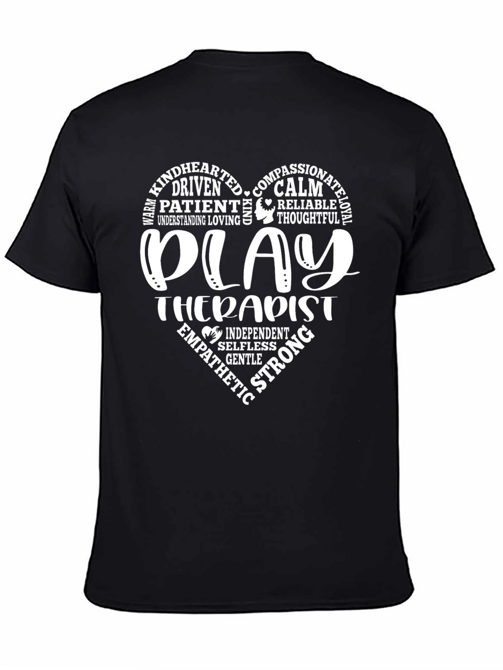Play Therapist Heart Graphic T-Shirt