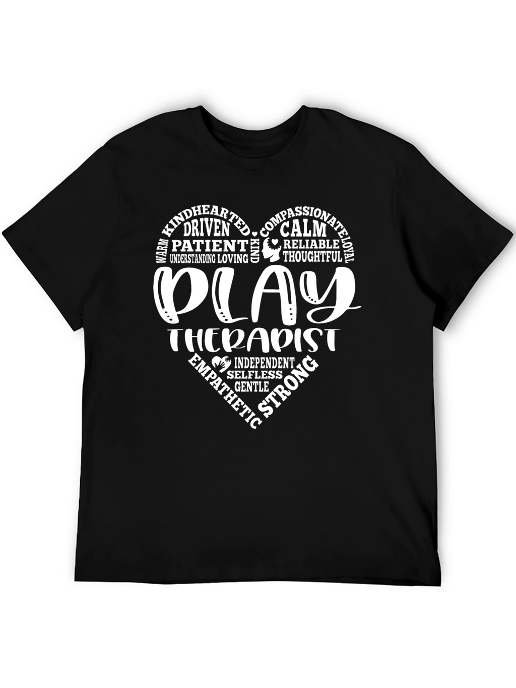 Play Therapist Heart Graphic T-Shirt