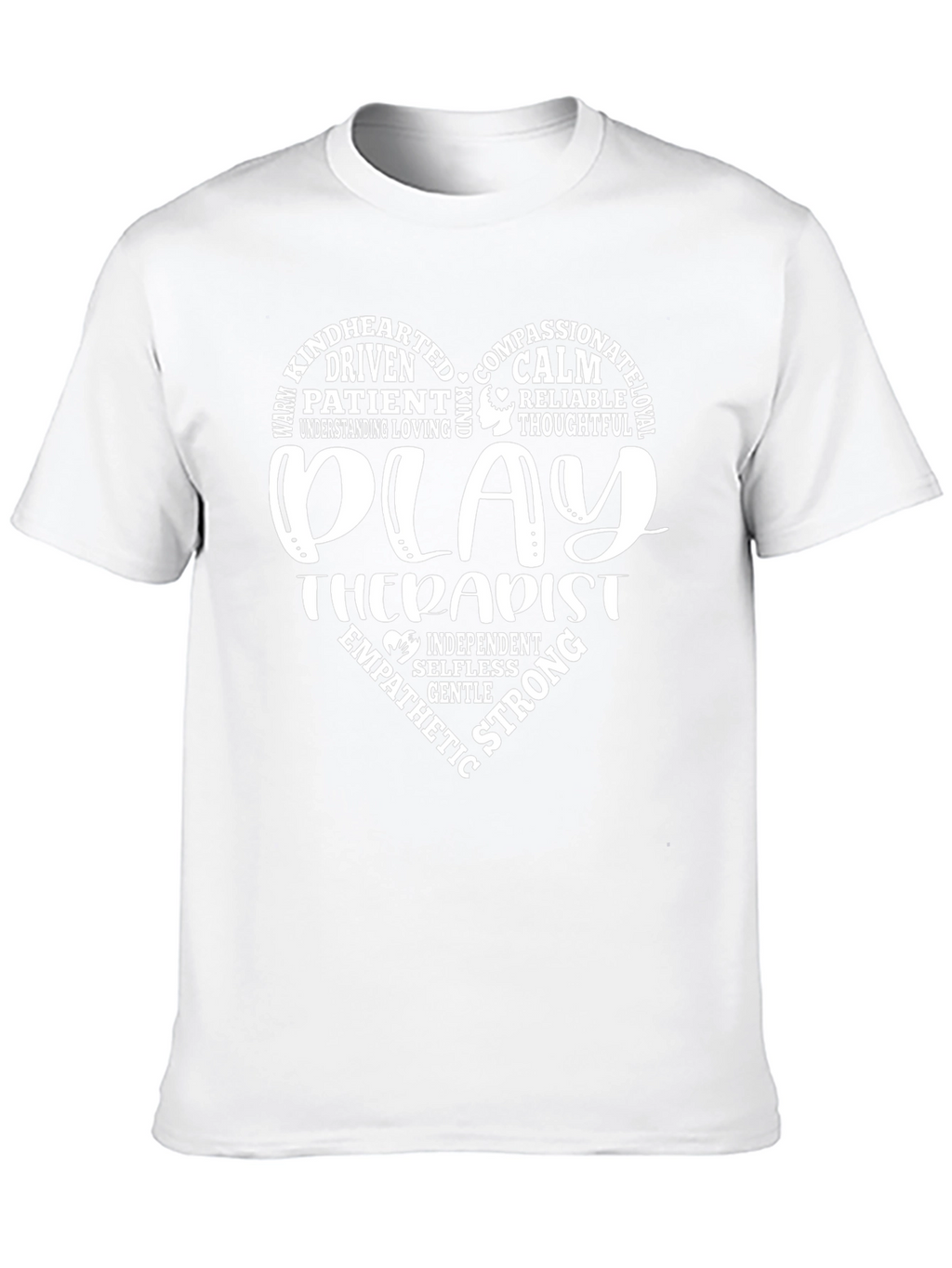 Play Therapist Heart Graphic T-Shirt