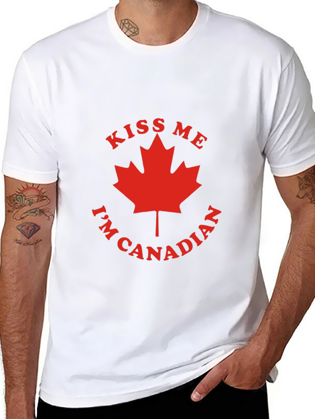 Kiss Me Im Canadian T-Shirt